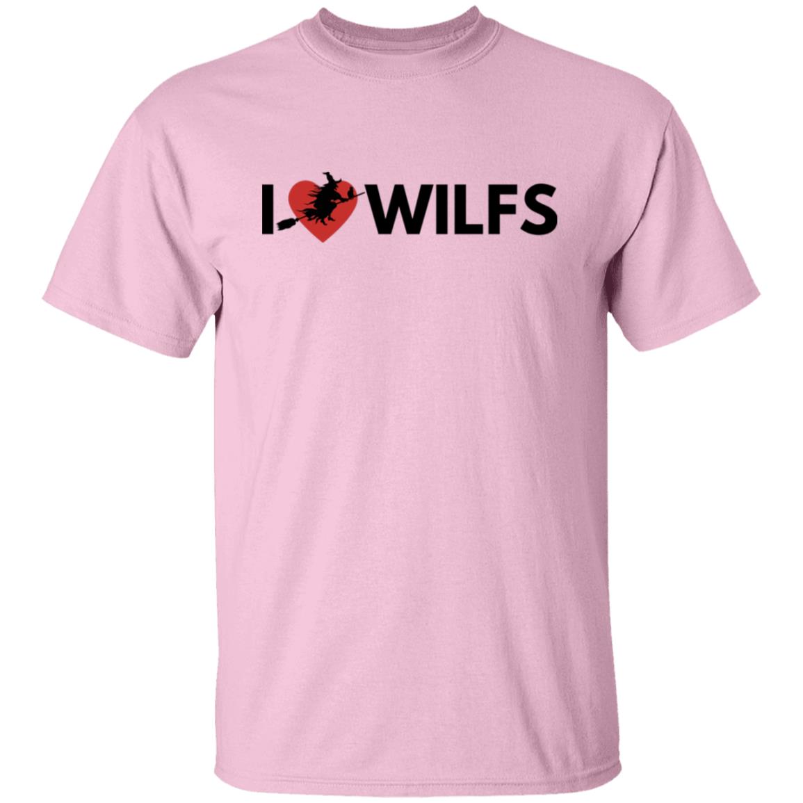 I Love WILFS Straight Line T Shirt I Love WILFS Halloween T-Shirt