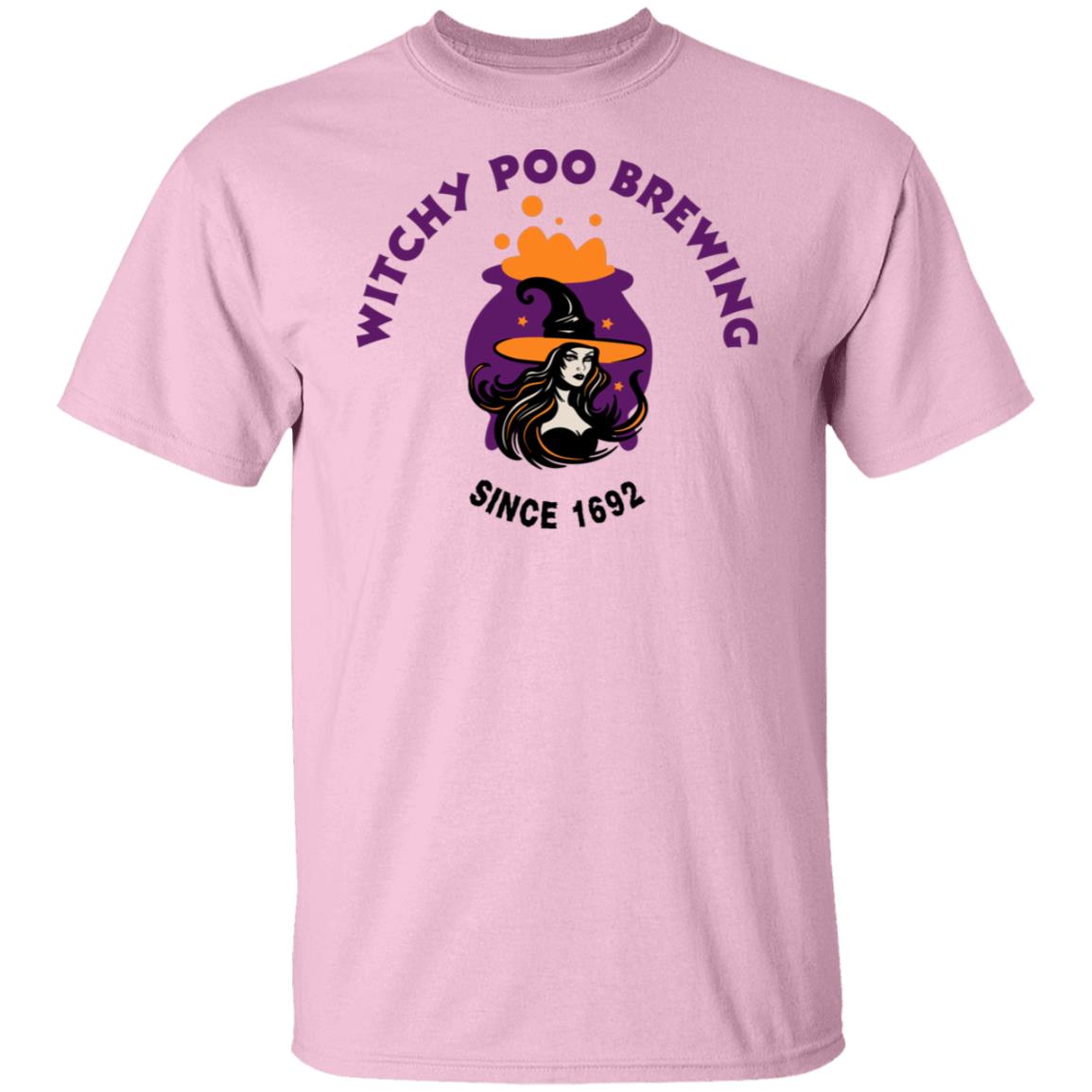 witchy POO Brewing T Shirt Halloween T-Shirt