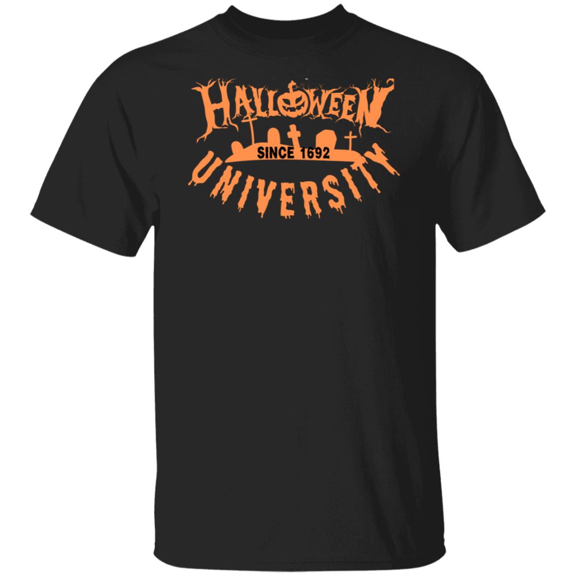 Halloween University Since 1692 T Shirt (2) Halloween University T-Shirt