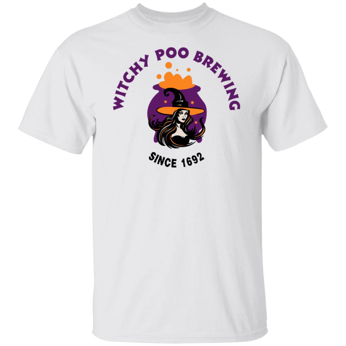 witchy POO Brewing T Shirt Halloween T-Shirt