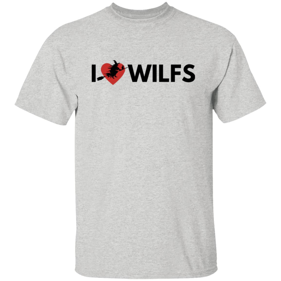 I Love WILFS Straight Line T Shirt I Love WILFS Halloween T-Shirt