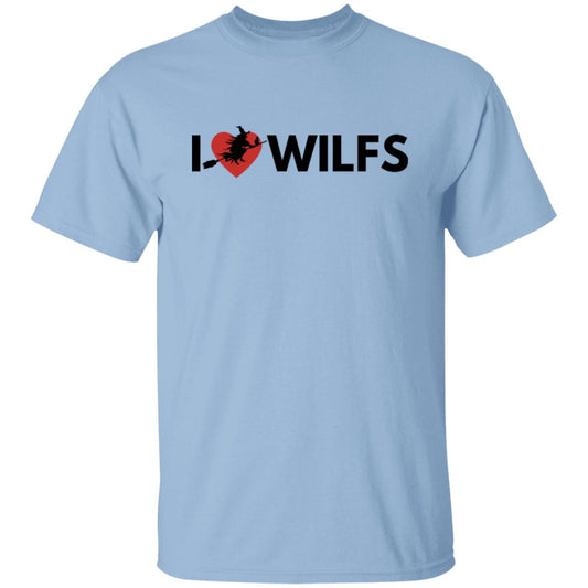 I Love WILFS Straight Line T Shirt I Love WILFS Halloween T-Shirt