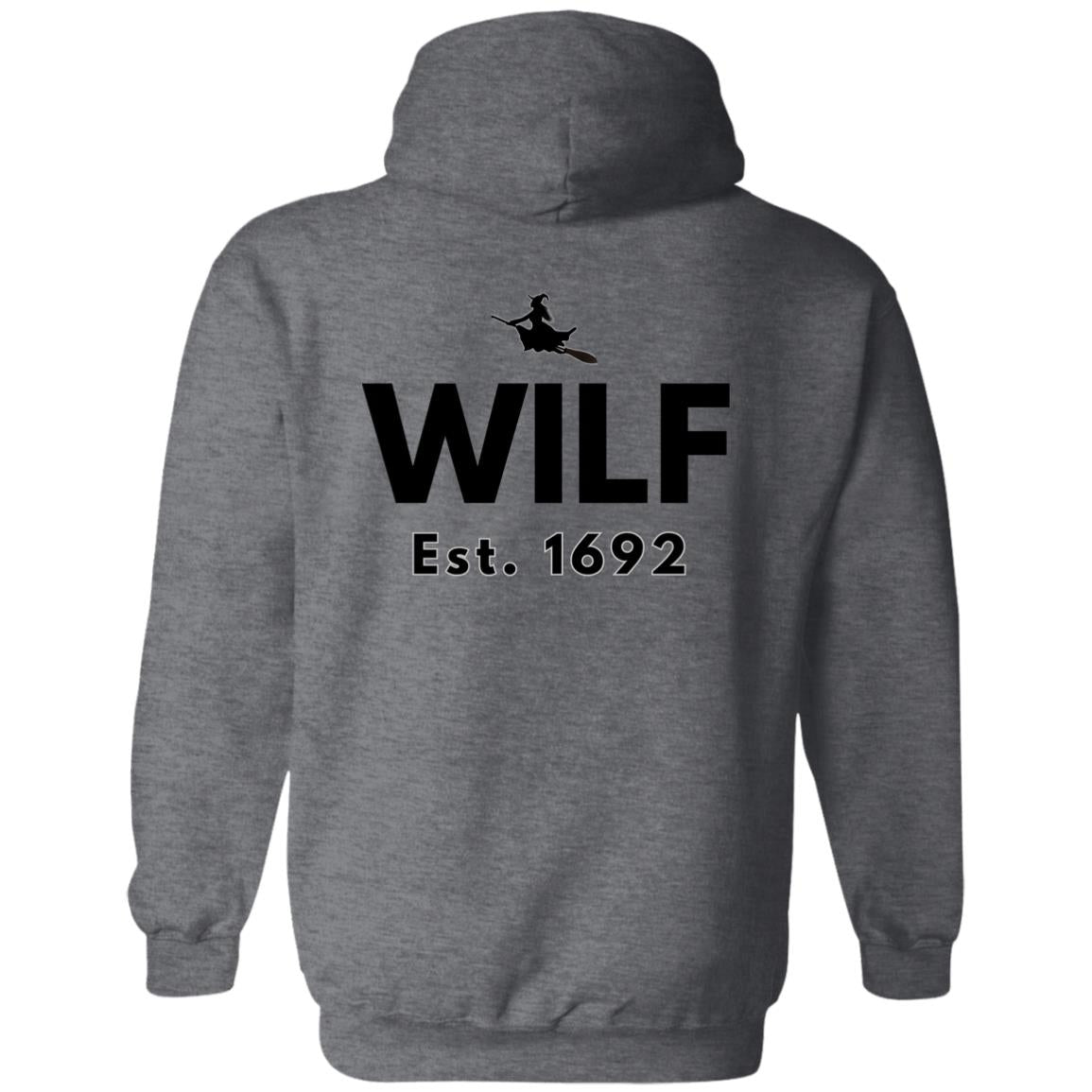 WILF w witch logo WILF Est. 1682 Hoodie Sweatshirt