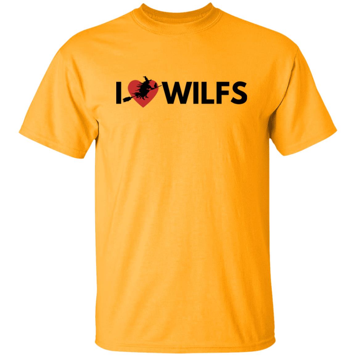 I Love WILFS Straight Line T Shirt I Love WILFS Halloween T-Shirt