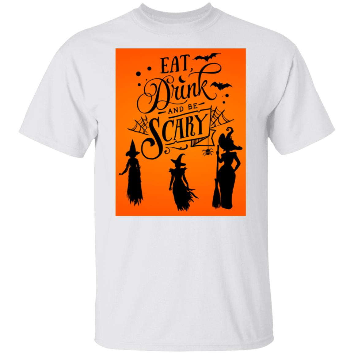 Eat, Drink and Be Scary T Shirt Eat, Drink and Be Scary Halloween T-Shirt