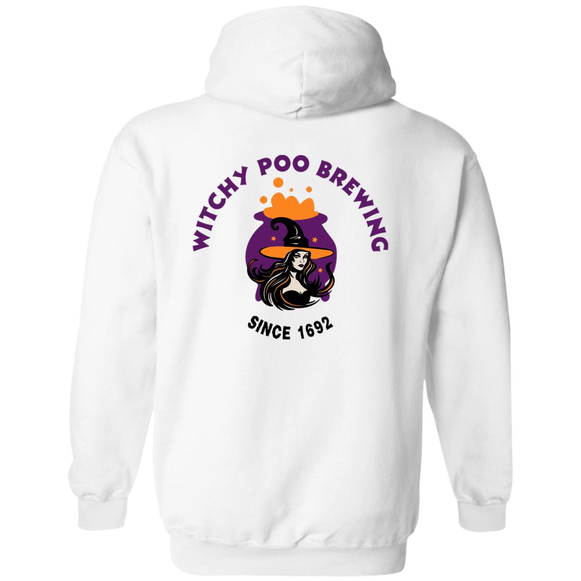 Witch Moon Front Logo Witchy Pool Brewing Since 1692 Hoodie Sweatshirt