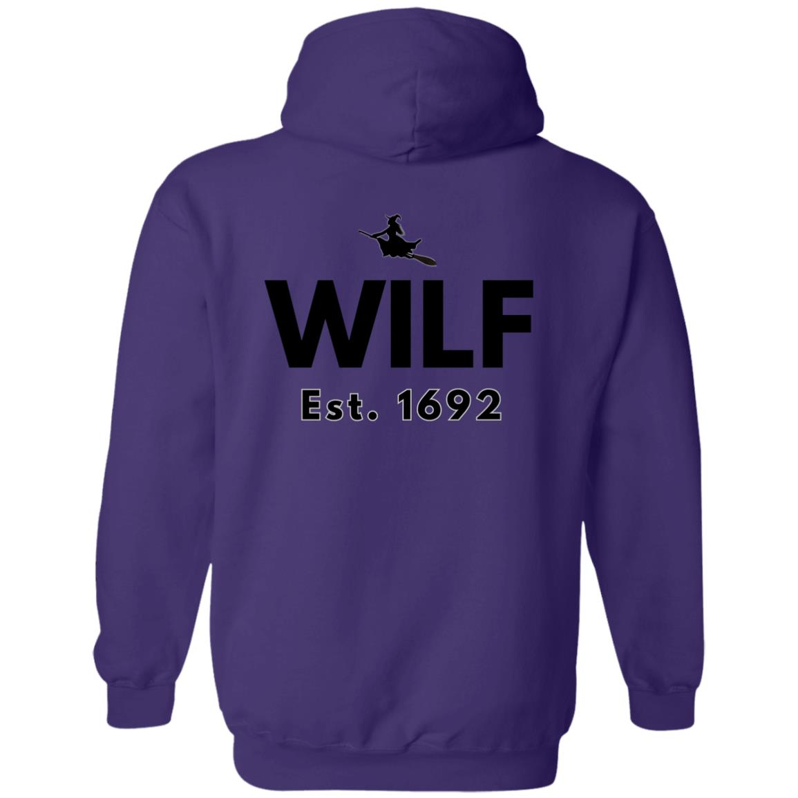 WILF w witch logo WILF Est. 1682 Hoodie Sweatshirt