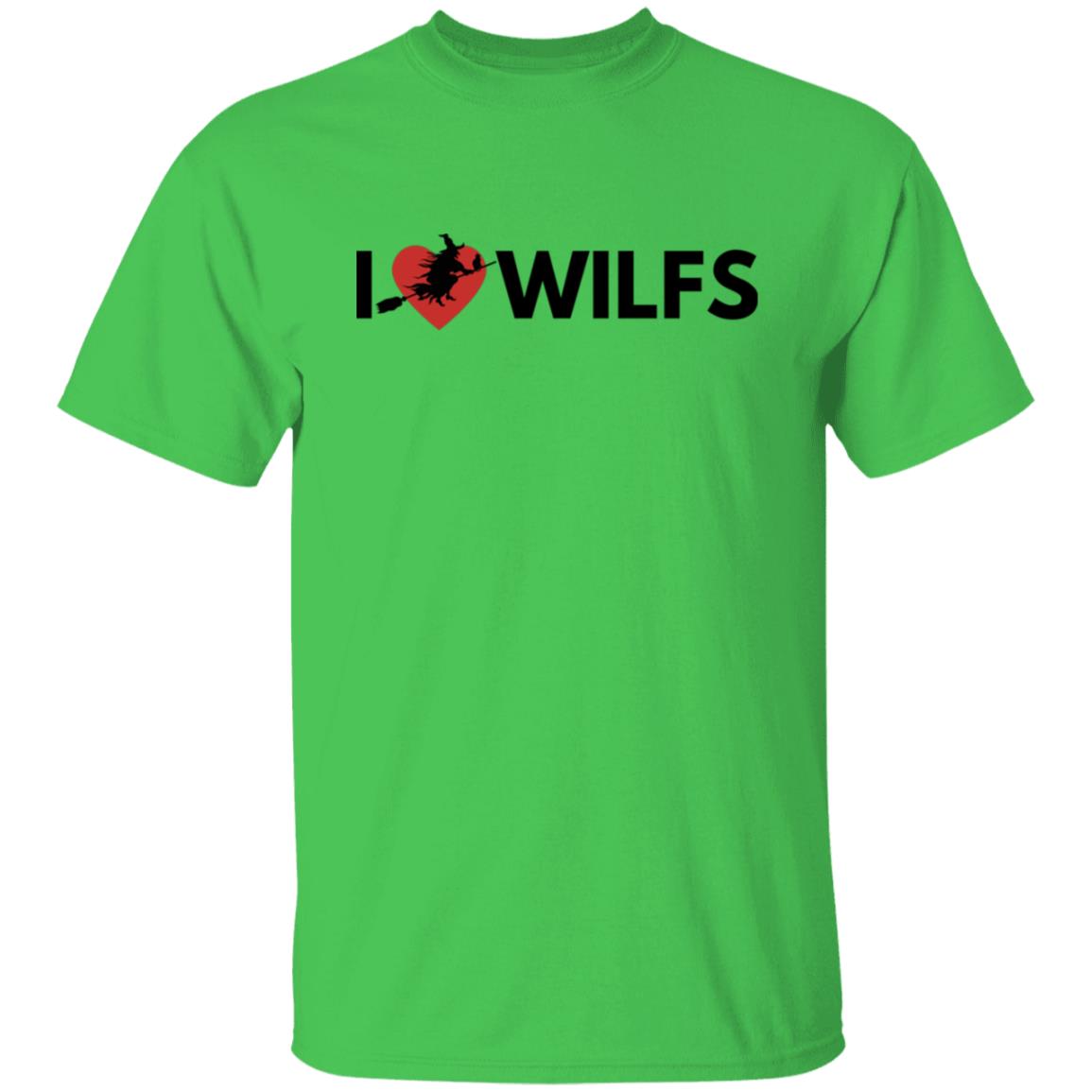 I Love WILFS Straight Line T Shirt I Love WILFS Halloween T-Shirt