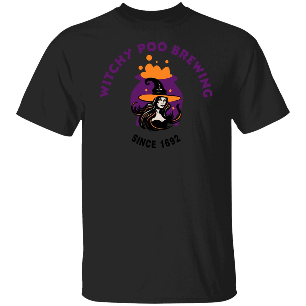 witchy POO Brewing T Shirt Halloween T-Shirt