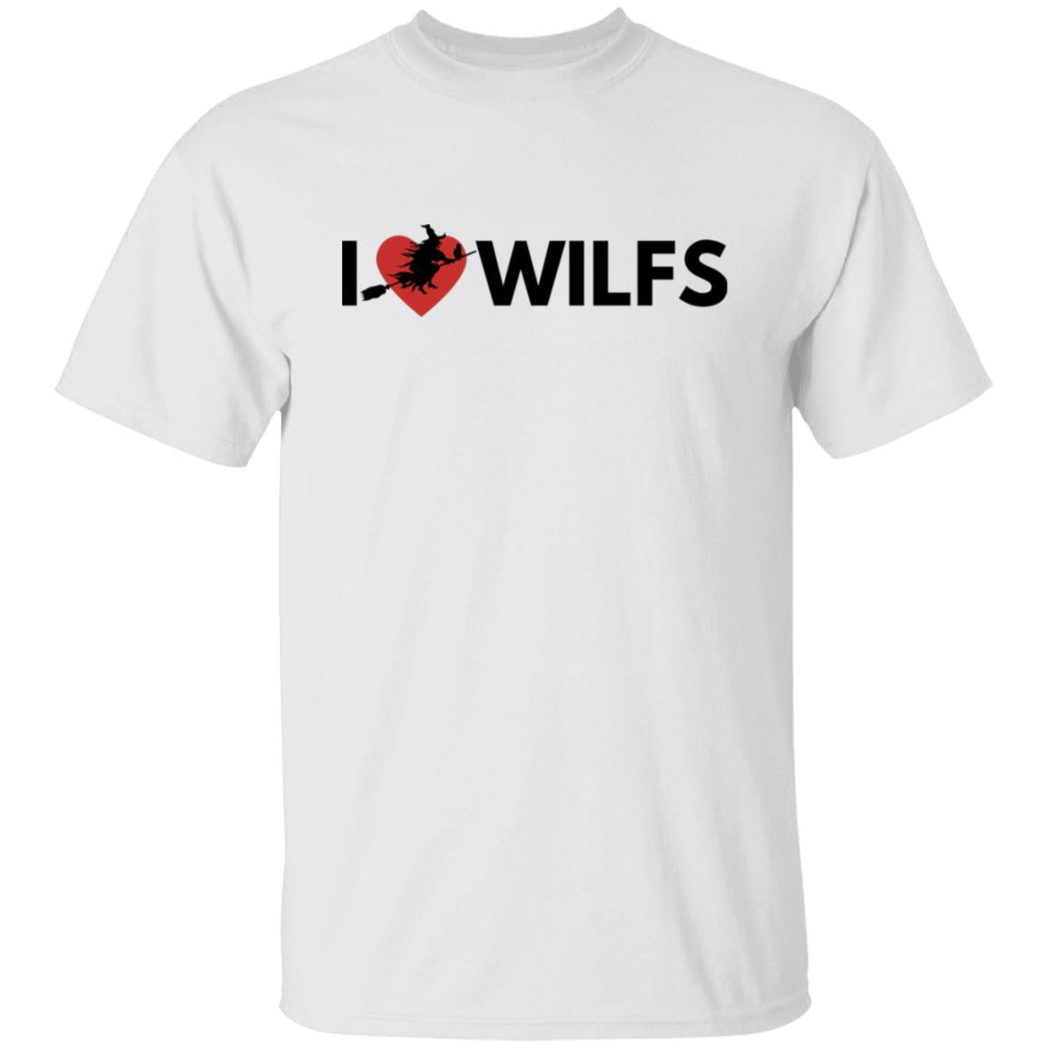 I Love WILFS Straight Line T Shirt I Love WILFS Halloween T-Shirt