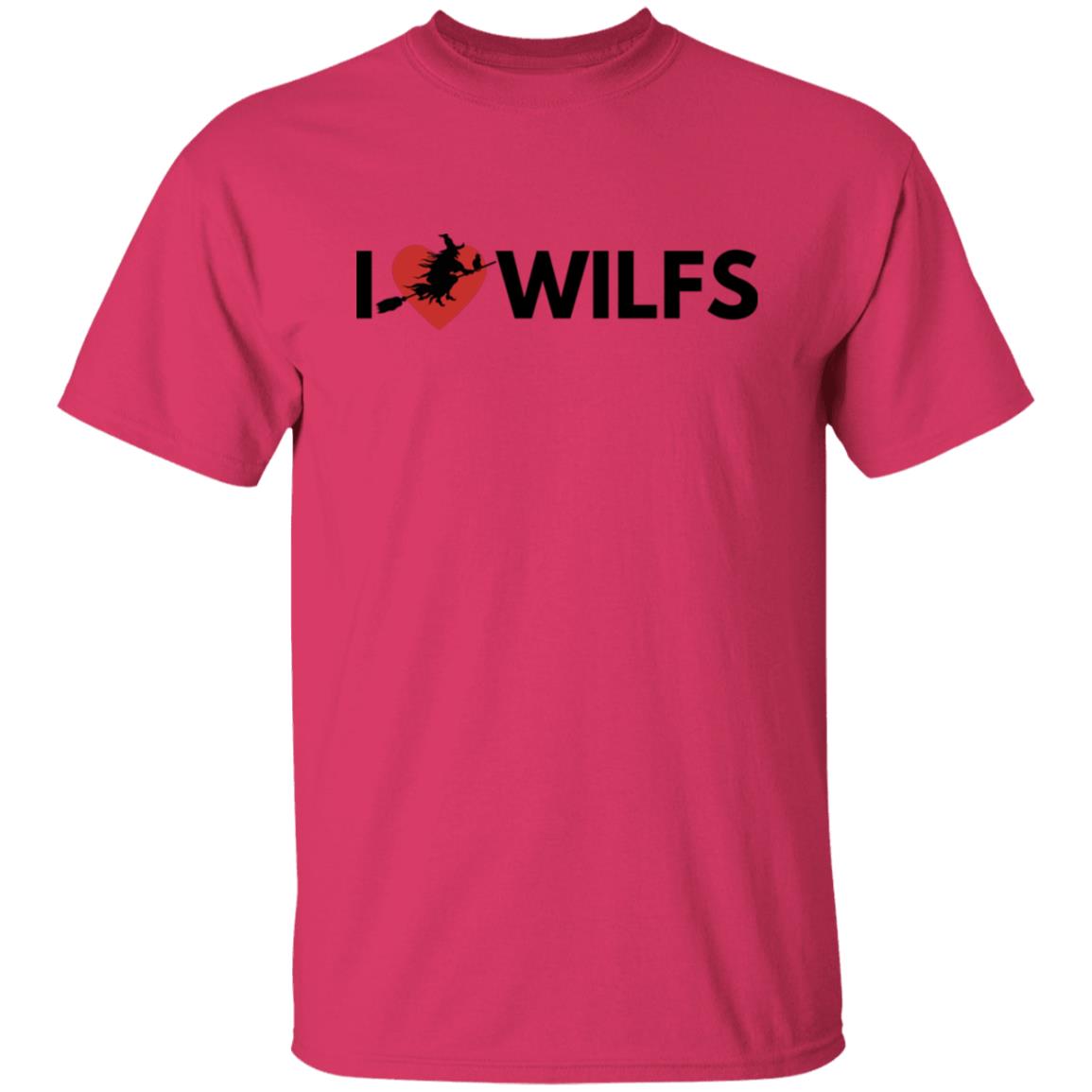 I Love WILFS Straight Line T Shirt I Love WILFS Halloween T-Shirt