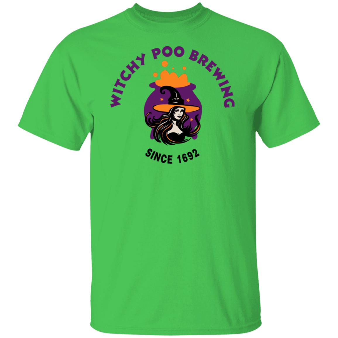 witchy POO Brewing T Shirt Halloween T-Shirt