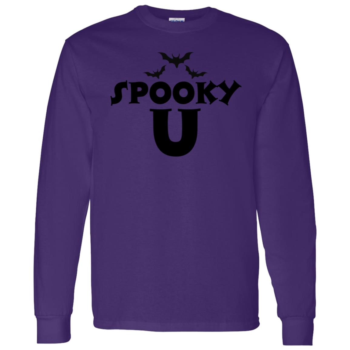 Spooky U T Shirt Spooky U Long Sleeve T-Shirt 5.3 oz.