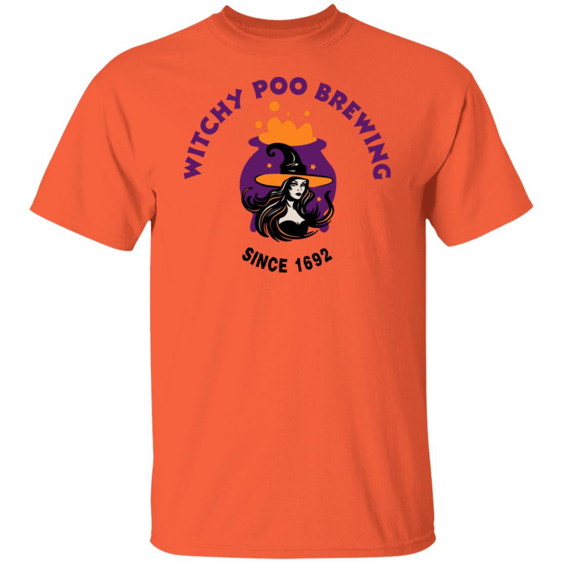 witchy POO Brewing T Shirt Halloween T-Shirt