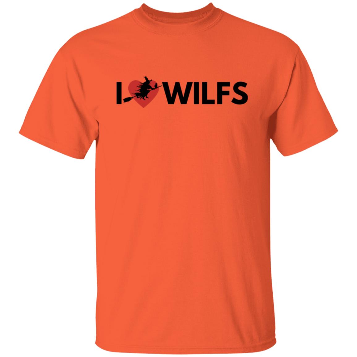 I Love WILFS Straight Line T Shirt I Love WILFS Halloween T-Shirt