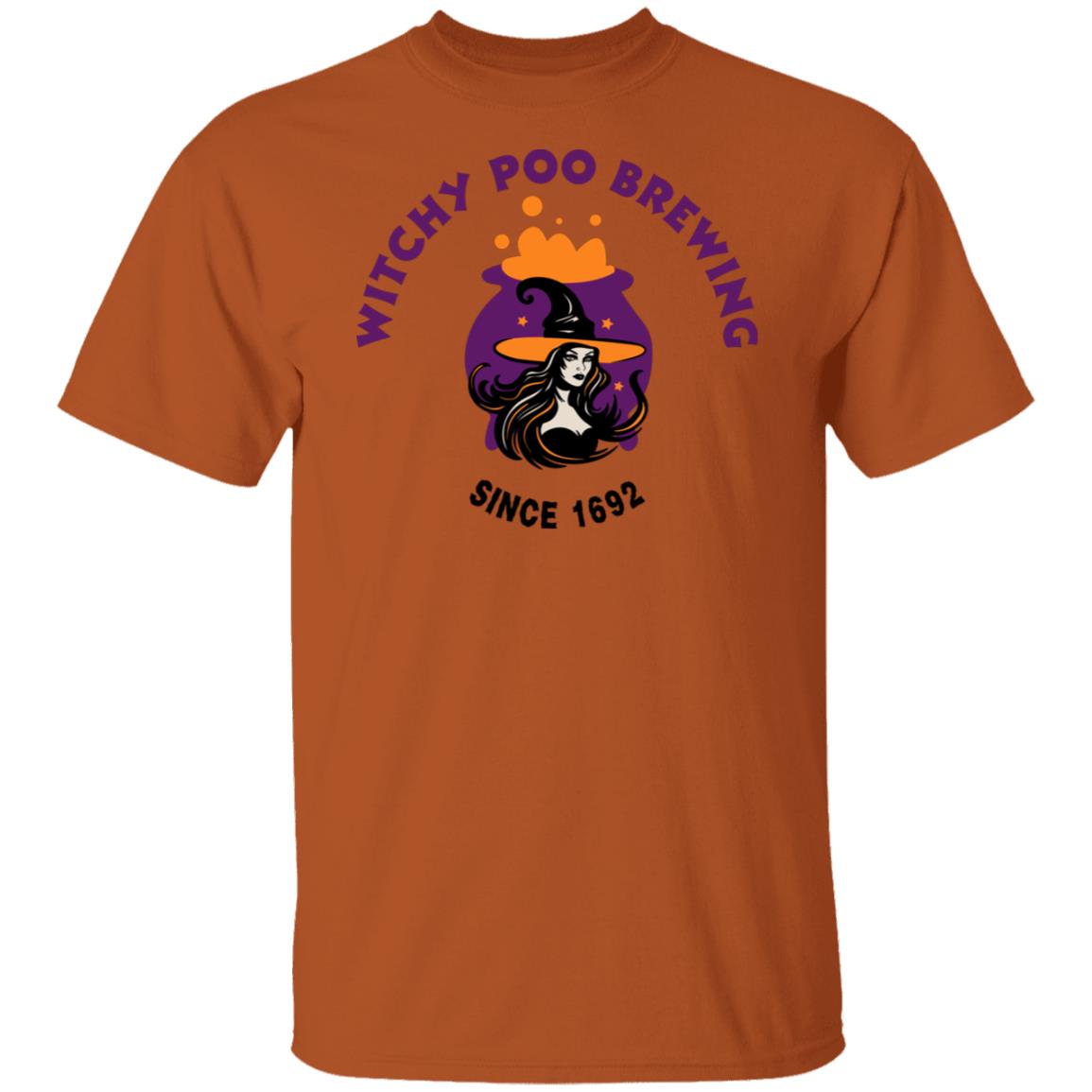 witchy POO Brewing T Shirt Halloween T-Shirt