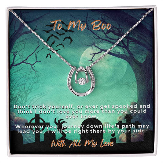 To My Boo - Lucky Horseshoe necklace