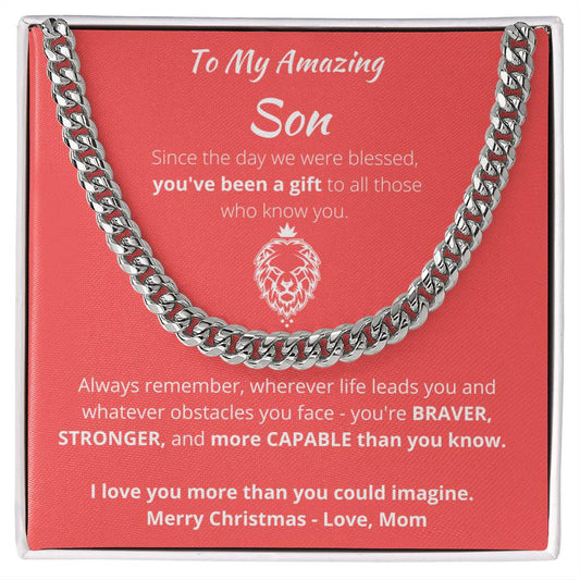 To My Amazing Son - Merry Christmas Love Mom