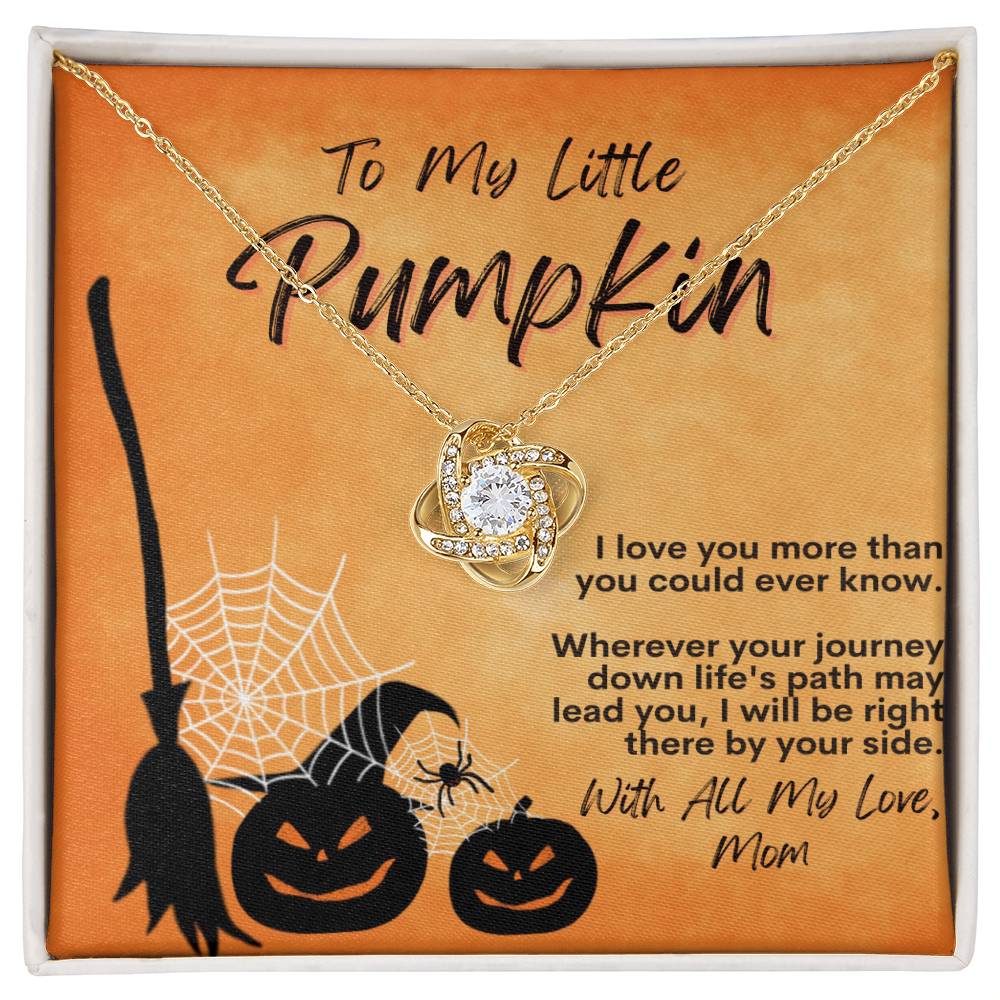 To My Little Pumpkin - Love Knot Necklace
