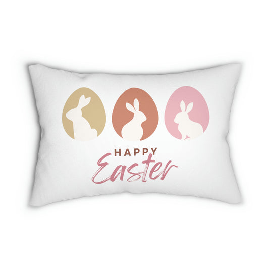 Copy of Surprise...Hoppy Easter Egge Spun Polyester Lumbar Pillow