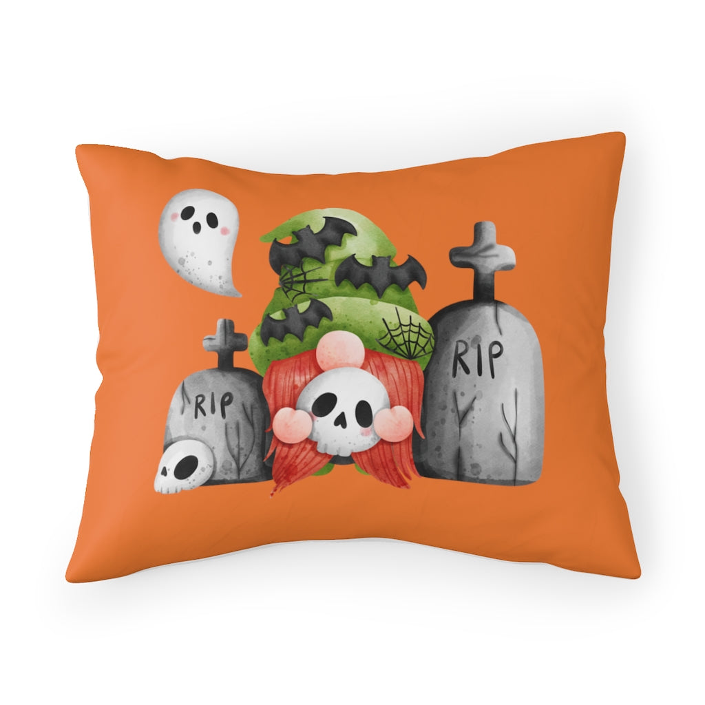 RIP Gnome Graveyard Halloween Pillow Sham