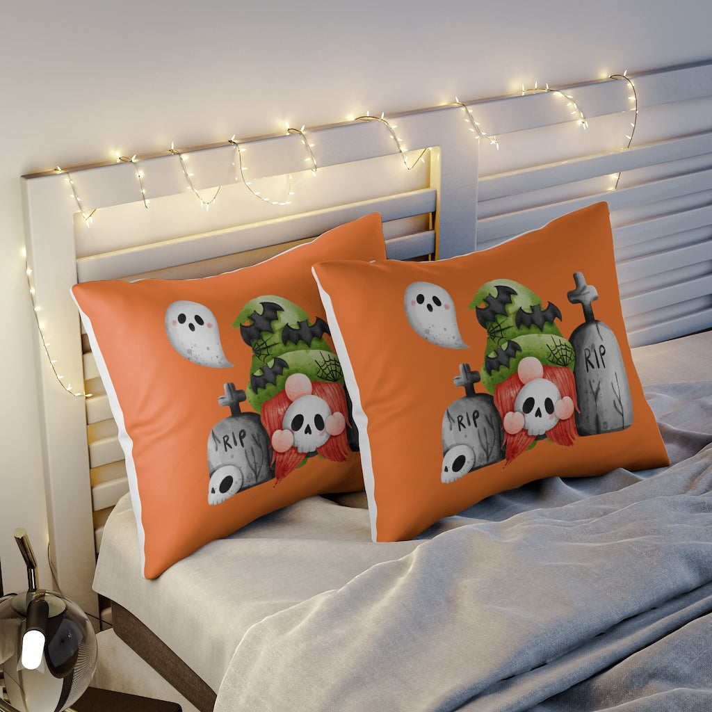 RIP Gnome Graveyard Halloween Pillow Sham