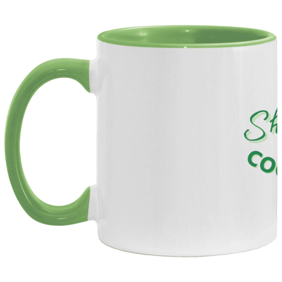Shenanigans Coordinator 11 oz. Coffee Green Accent Mug