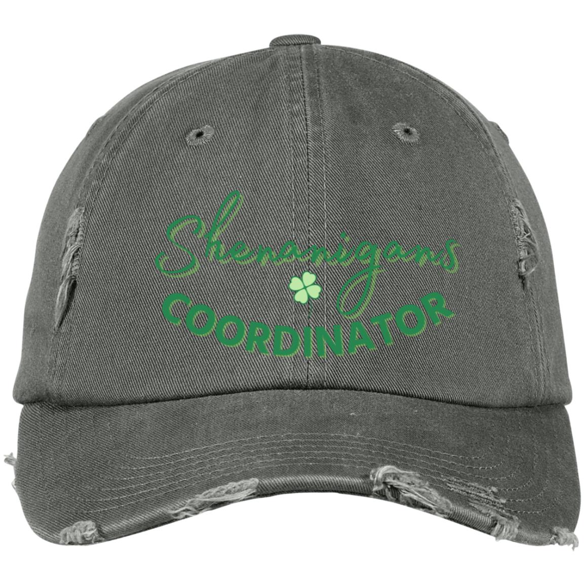 Shenanigans Coordinator T Shirt Shenanigans Coordinator Distressed Dad Cap