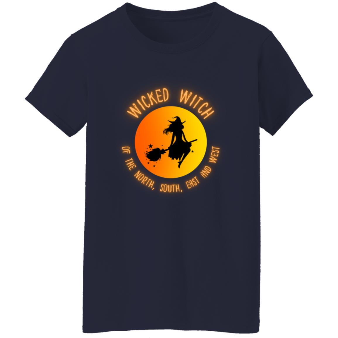 Wicked Witch of the North South East and West Wicked With of the North, South, East & West Ladies' Halloween T-Shirt