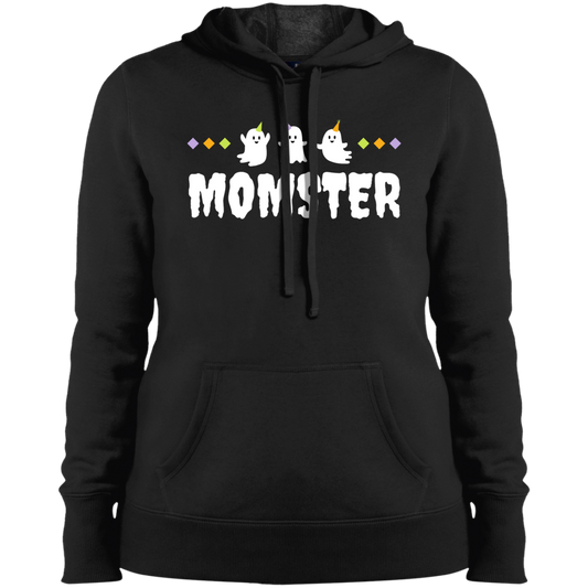 "Momster" Halloween Ghost Pullover Hooded Sweatshirt