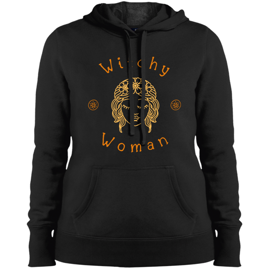 "Witchy Woman" Halloween Spirit Pullover Hooded Sweatshirt