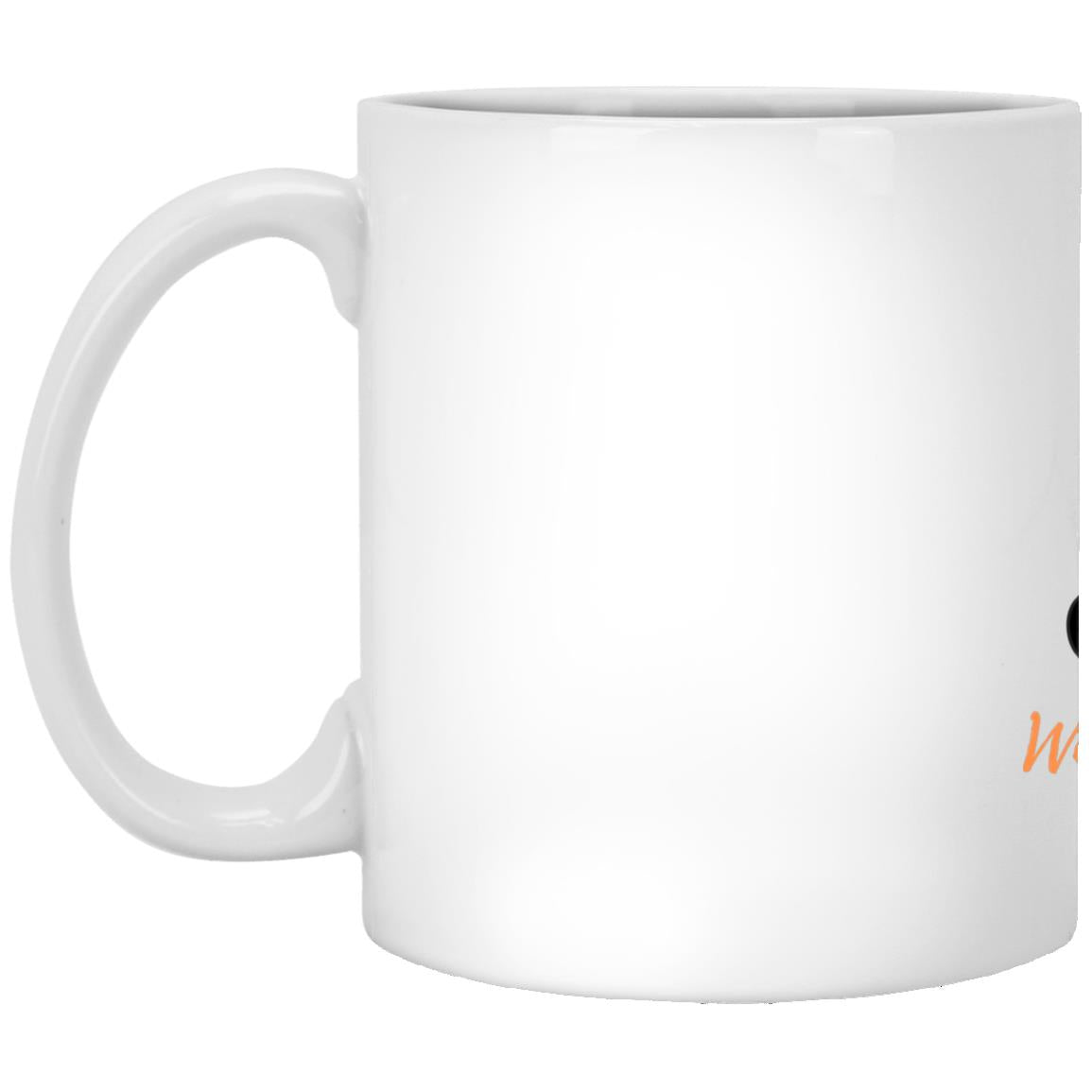 Lace up your boots, grab your broom! XP8434 11 oz. White Mug