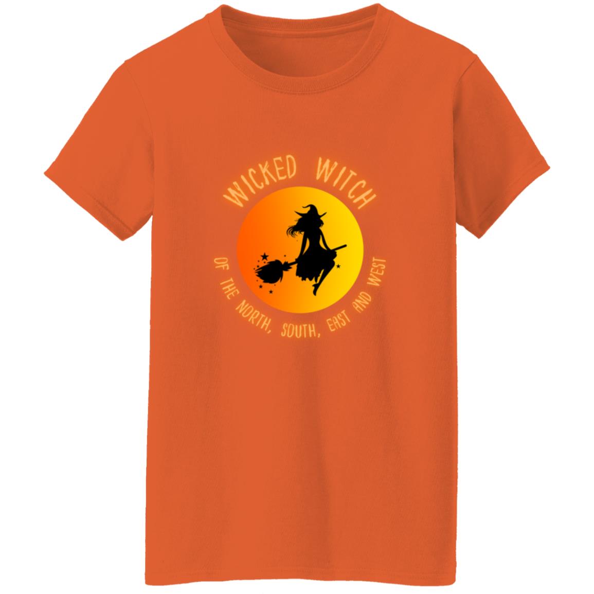 Wicked Witch of the North South East and West Wicked With of the North, South, East & West Ladies' Halloween T-Shirt