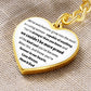 Forever in our hearts - Love Always - Mom & Dad Heart Keychain