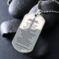 Lord's Prayer Military-Style Dog Tag