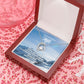 Blue Mountain Skies - To My Heavenly Wife - Forever Love Necklace