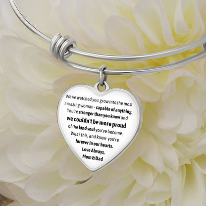 Forever In Our Hearts - Bangle Bracelet