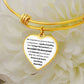 Forever In Our Hearts - Bangle Bracelet