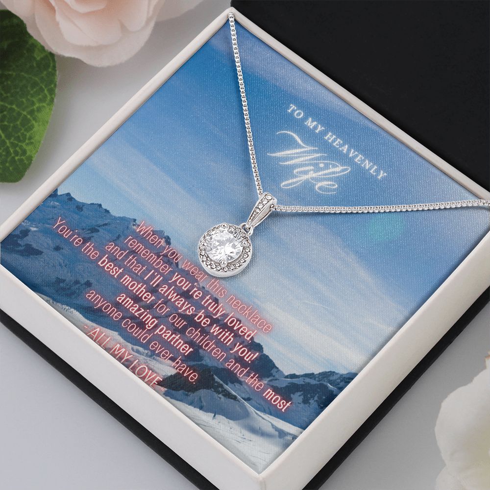 Blue Mountain Skies - To My Heavenly Wife - Eternal Hope Necklace