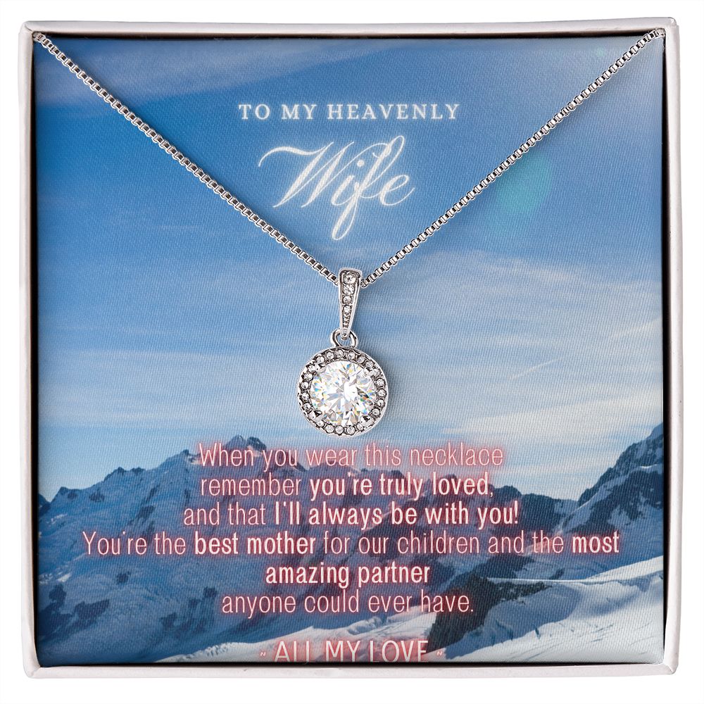 Blue Mountain Skies - To My Heavenly Wife - Eternal Hope Necklace