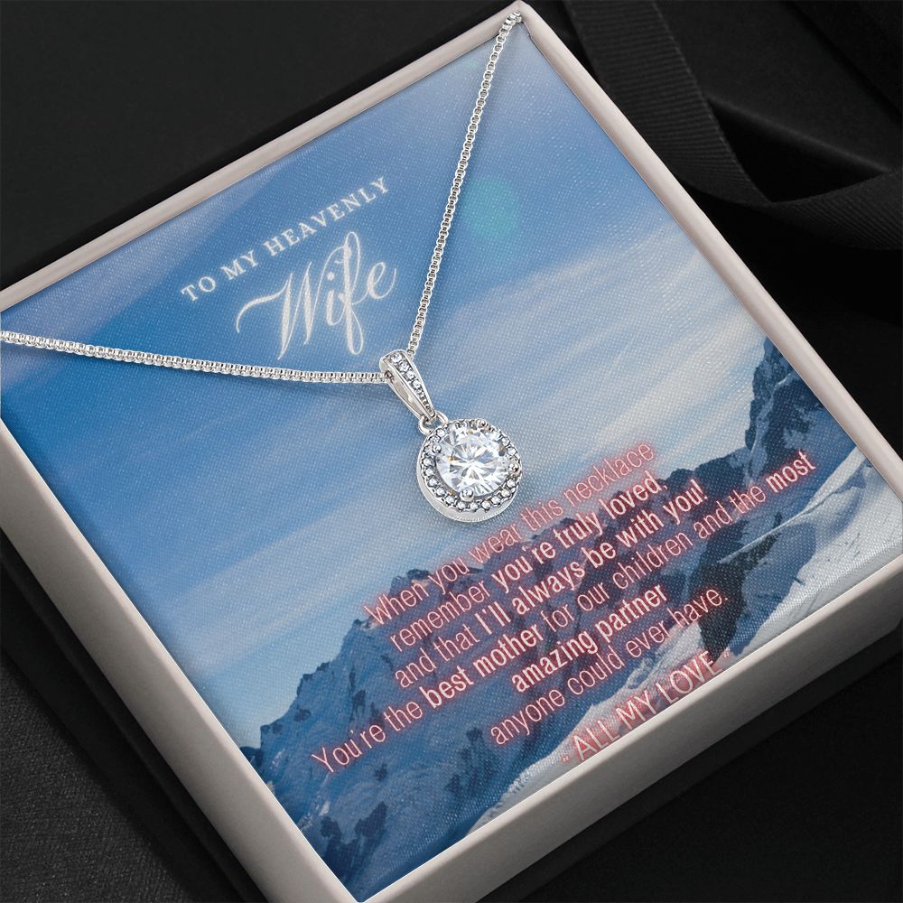 Blue Mountain Skies - To My Heavenly Wife - Eternal Hope Necklace