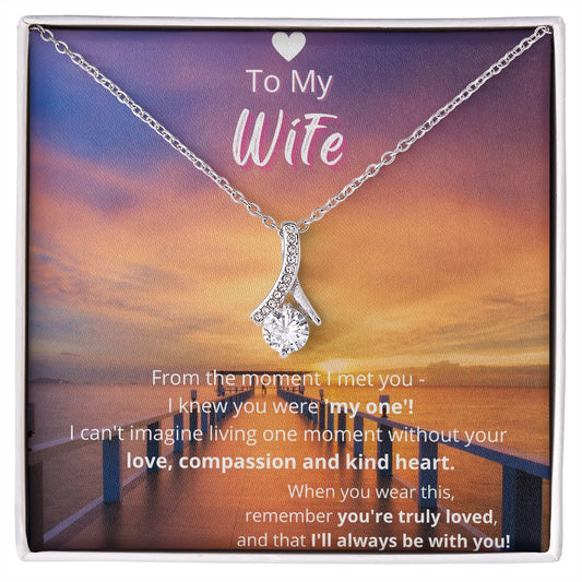 Pier at Sunset - To My Wife - Alluring Beauty Necklace