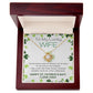 To My Lucky Wife - Shamrock Love Knot Necklace - Happy St. Patrick's Day
