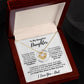 To My Beautiful Daughter - I Love You - Dad - Love Knot Necklace