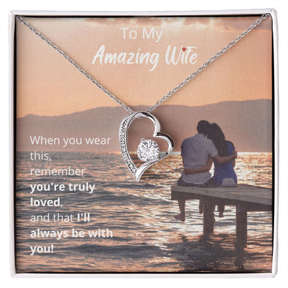 To My Amazing Wife - Forever Love Necklace