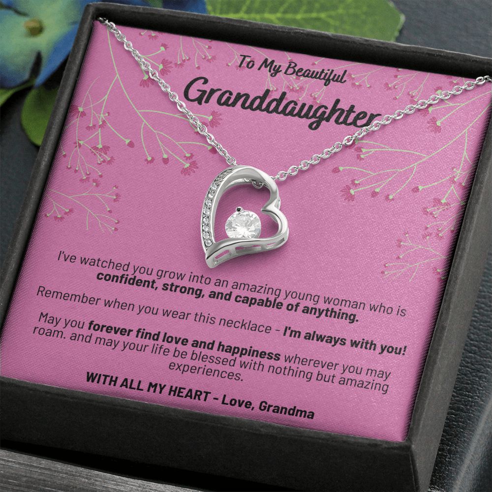 Forever Love Necklace - To My Beautiful Granddaughter