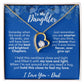 To My Daughter - Hold This Close To Feel My Love - I Love You, Dad - Forever Love Necklace