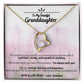 Pink Meadows Forever - To My Beautiful Granddaughter Love Grandma - Forever Love Necklacev