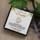 To My Beautiful Daughter - I Love You With All My Heart - Love Dad - Forever Love Necklace