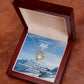 Blue Mountain Skies - To My Heavenly Wife - Forever Love Necklace